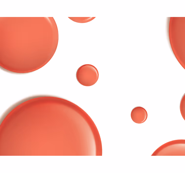 Red roller blind red circle - TenStickers