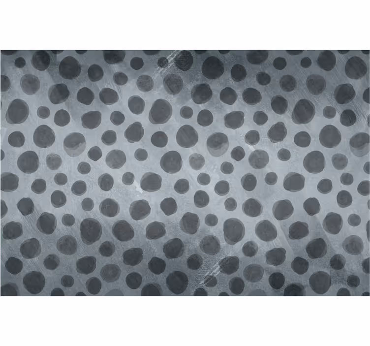 Black roller blind in grey tone circles - TenStickers