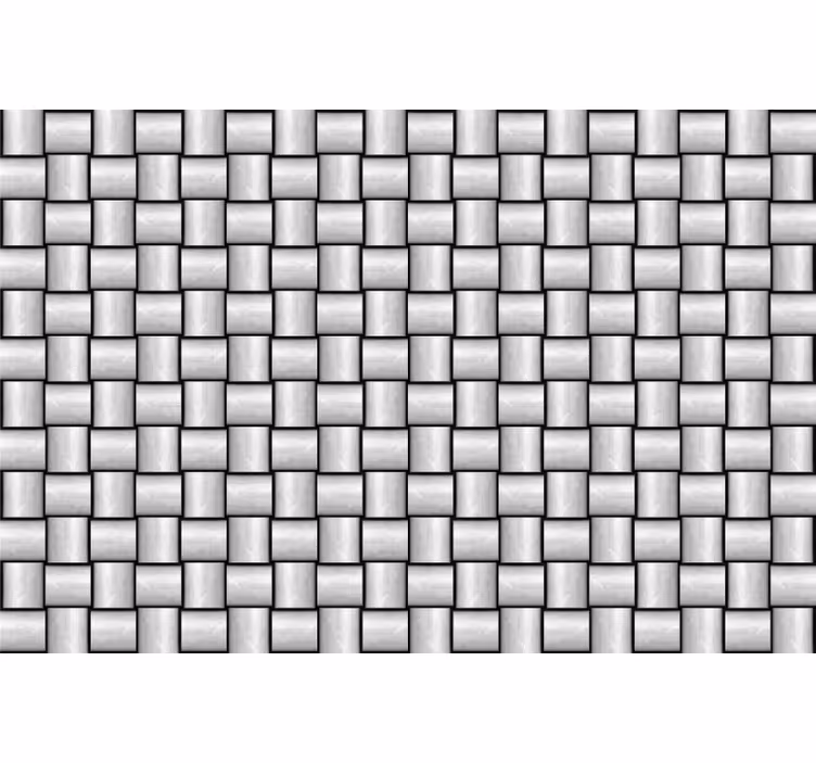 Office roller blind with white gap wooden texture - TenStickers