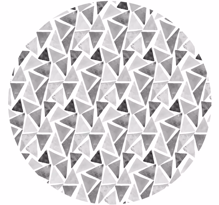 Bedroom roller blind in gray triangle patterns - TenStickers