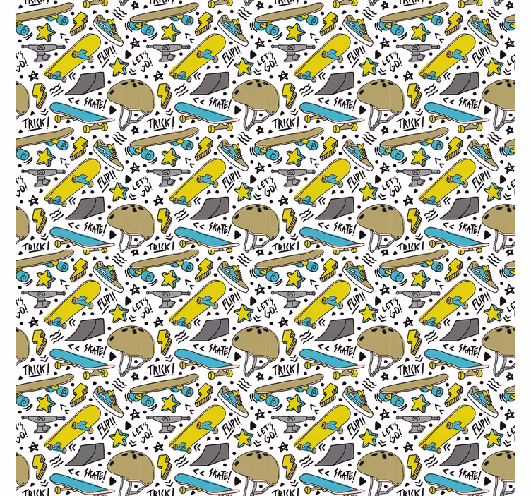 Teenage roller blind urban skate design - TenStickers