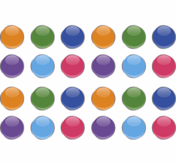 Teenage roller blind geometric 3d shapes - TenStickers