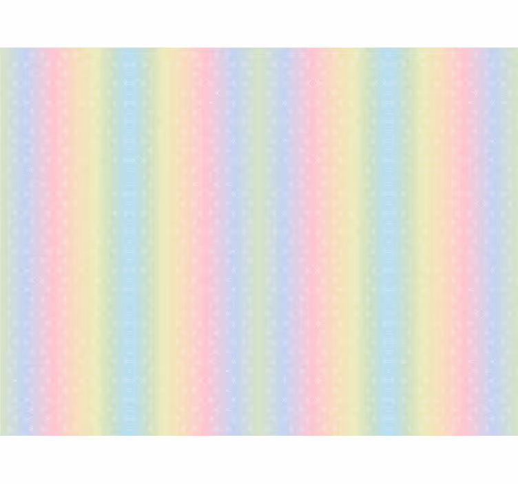 Teenage roller blind with glitter rainbow sky pastel - TenStickers