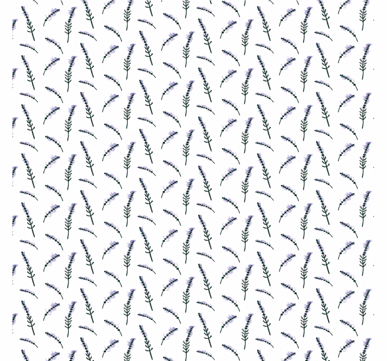 Floral roller blind lavender pattern - TenStickers
