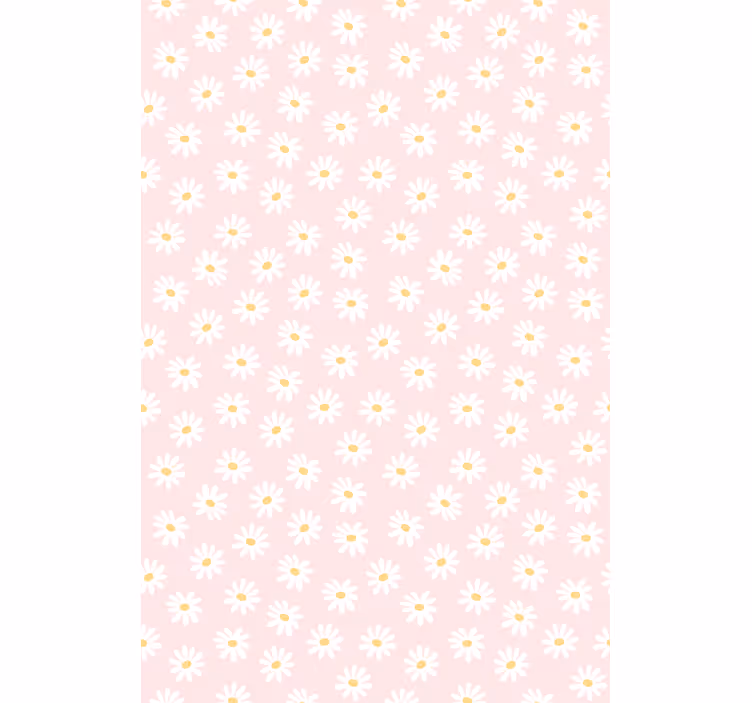 Floral roller blind daisy flower design - TenStickers
