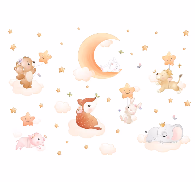 Nursery roller blind for sweet dreams - TenStickers