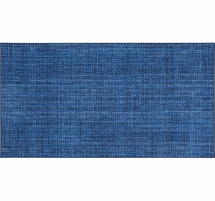 Textured roller blind in blue fabric effect - TenStickers