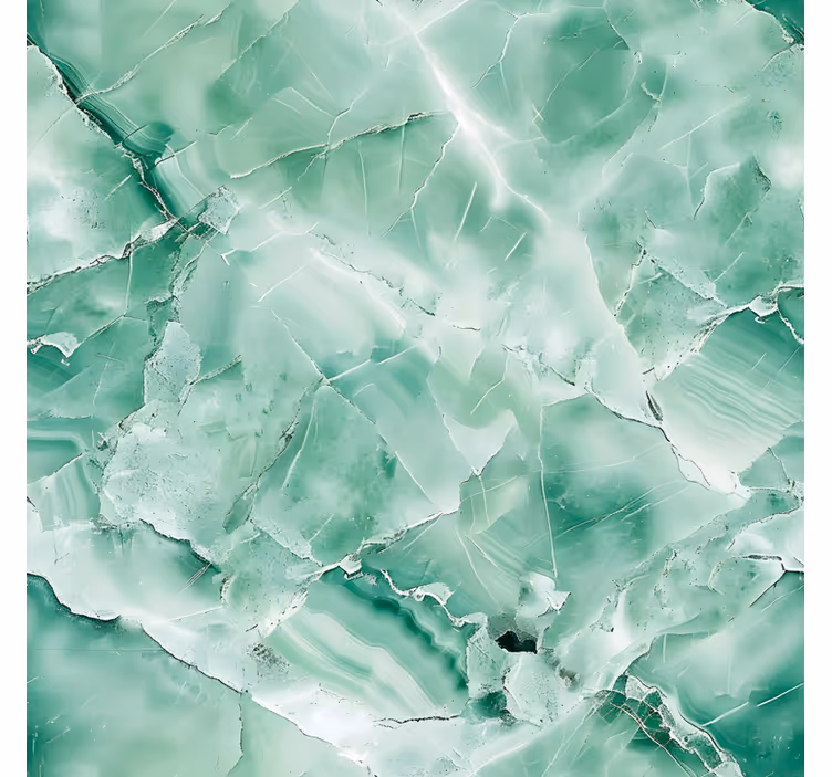 Textured roller blind in green pastel color - TenStickers