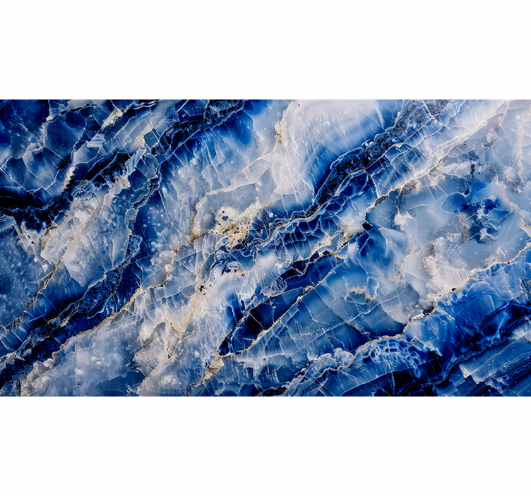 Dark blue textured roller blind - TenStickers