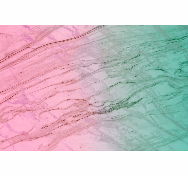 Textured roller blind in pink and green pastel - TenStickers
