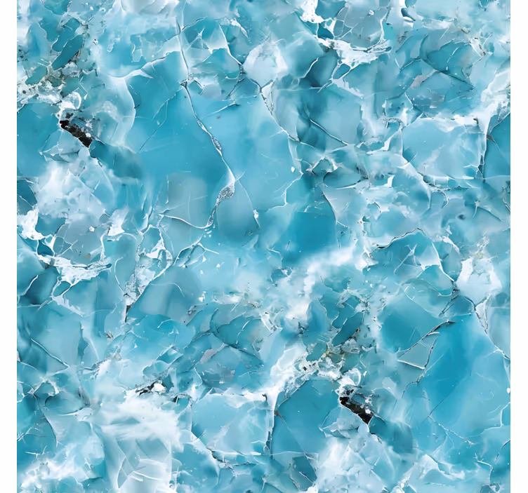 Textured roller blind in turquoise blue - TenStickers