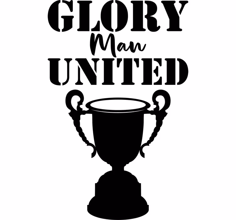 Custom roller blind glory manchester united - TenStickers