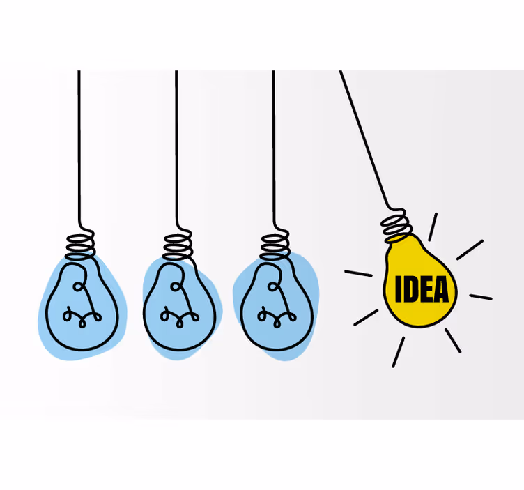 Office roller blind bright ideas - TenStickers