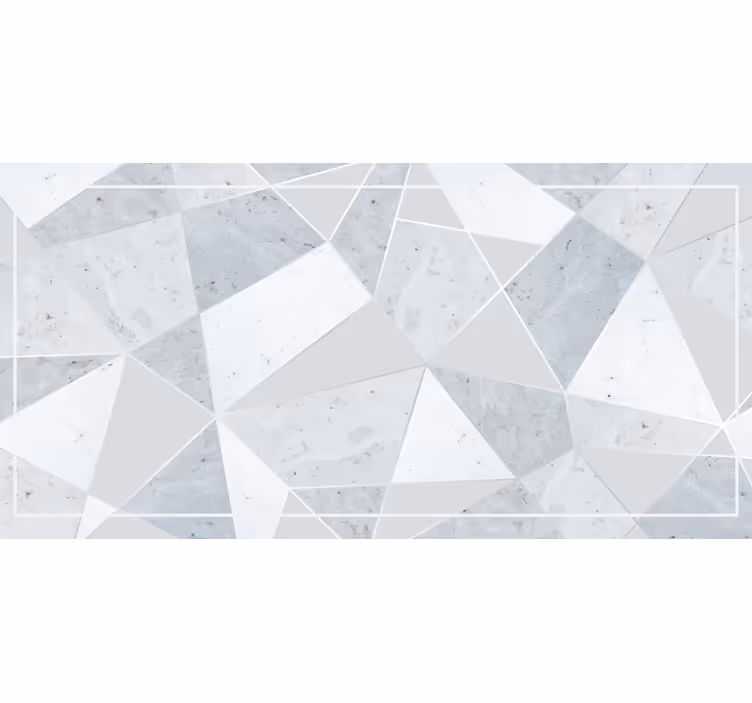 Grey roller blind abstract tile design - TenStickers