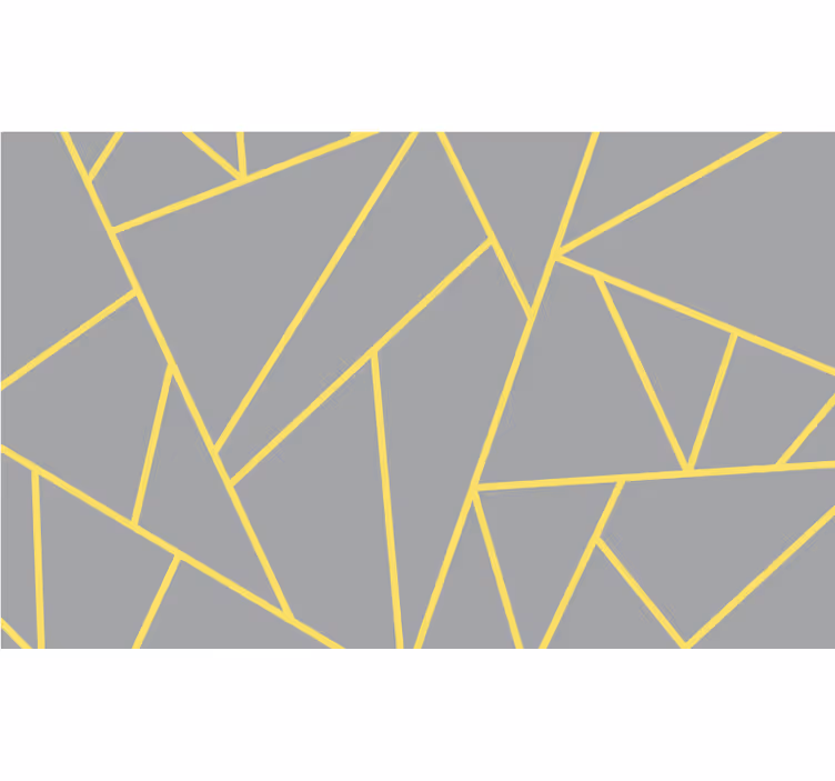 Grey roller blind in pantone triangles two - TenStickers