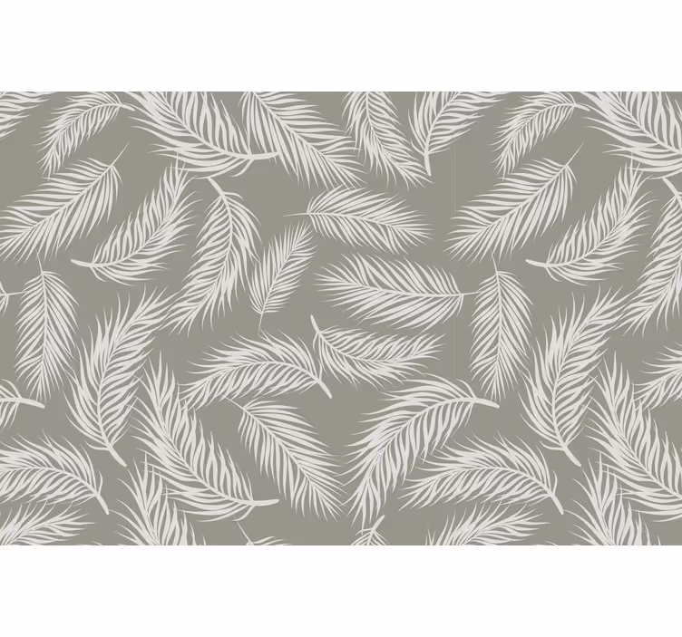 Grey roller blind tropical beige hamptons design - TenStickers