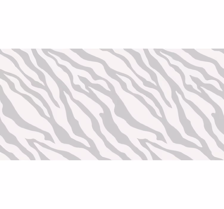 Grey roller blind in light gray zebra pattern - TenStickers