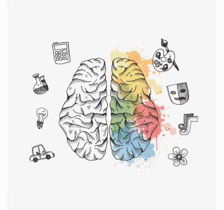 Office roller blind for balanced thinking - TenStickers