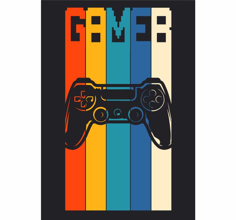 Teenage roller blind for gamers - TenStickers