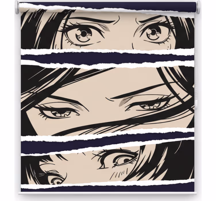 Teenage roller blind anime style design - TenStickers