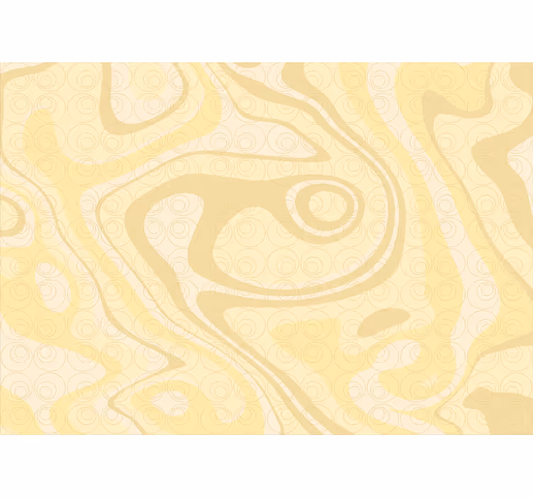 Rustic roller blind 70's pop circles - TenStickers