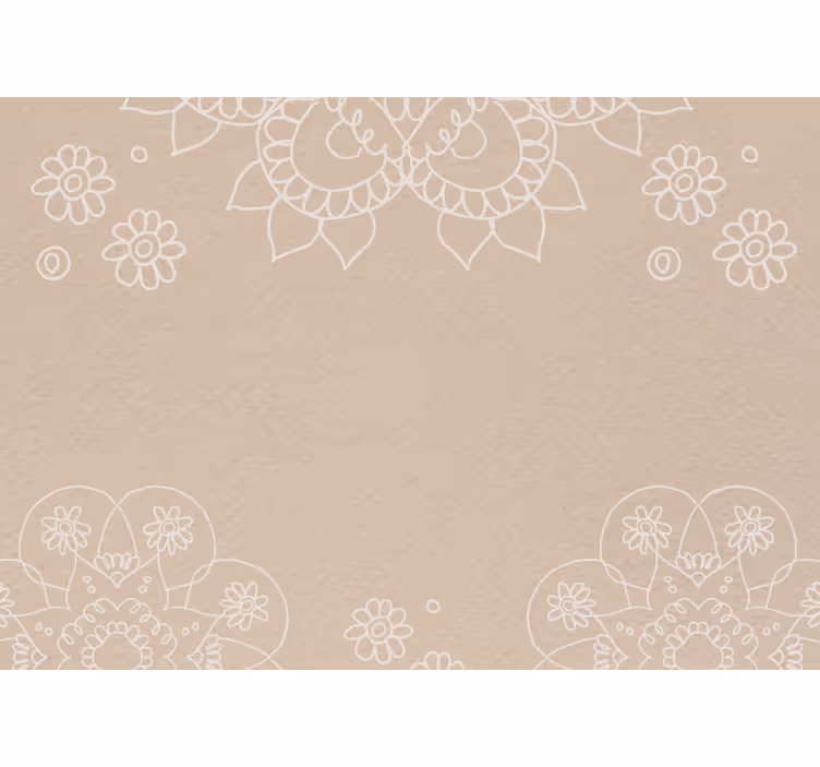 Zen roller blind with indian mandala design - TenStickers
