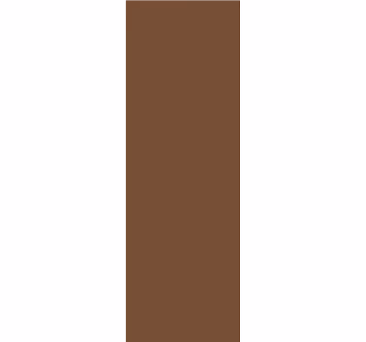 Brown roller blind in a rich brown shade - TenStickers