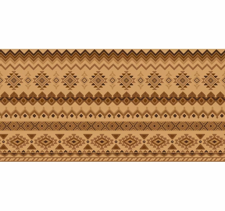Brown roller blind with ethnic kilim pattern - TenStickers