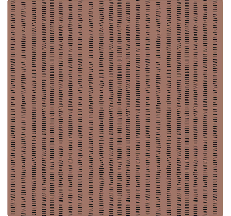 Outdoor roller blind with dashed line pattern - TenStickers