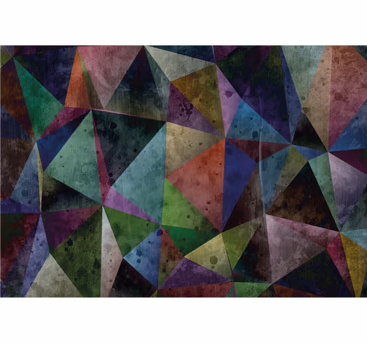 Outdoor roller blind picasso style color depth pattern - TenStickers
