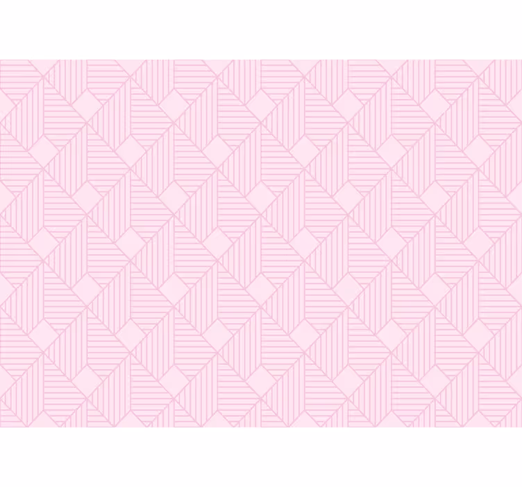 Outdoor roller blind in pink abstract geo pattern - TenStickers