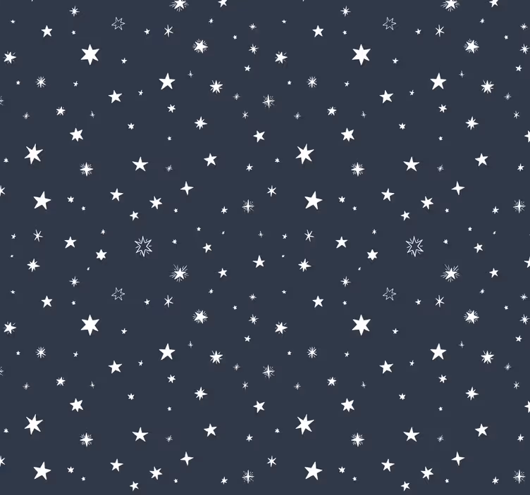Teenage roller blind starry night sky - TenStickers