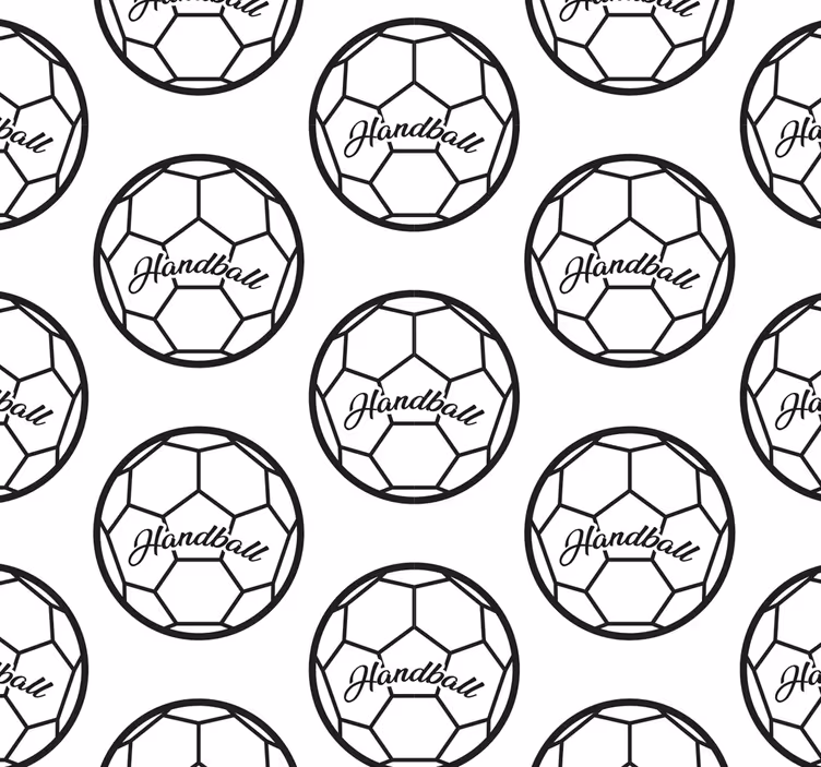 Teenage roller blind handball design - TenStickers