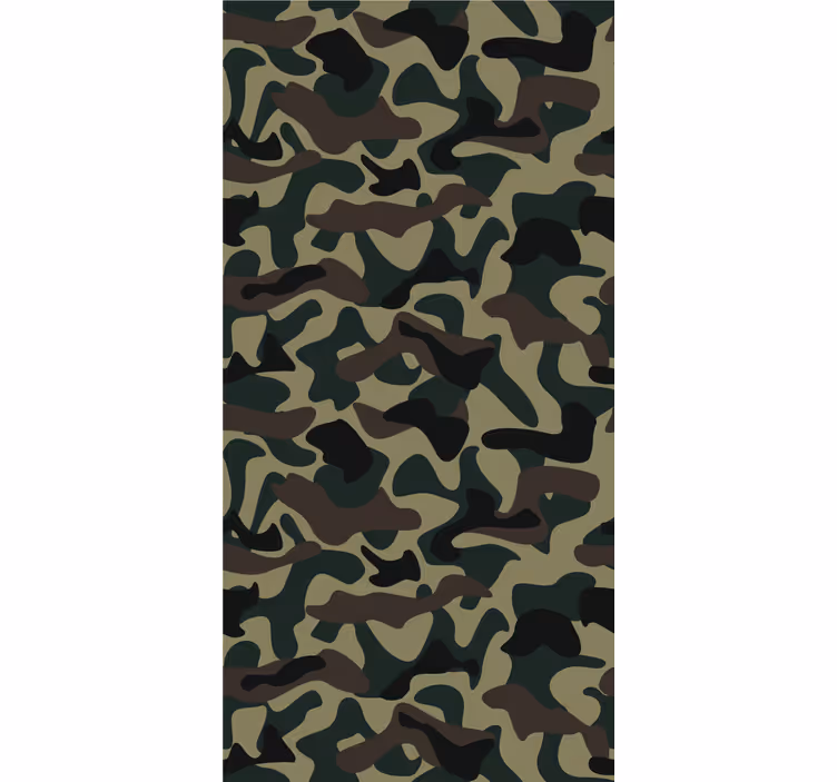 Teenage roller blind in camouflage pattern - TenStickers