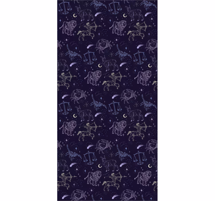Teenage roller blind constellation design - TenStickers