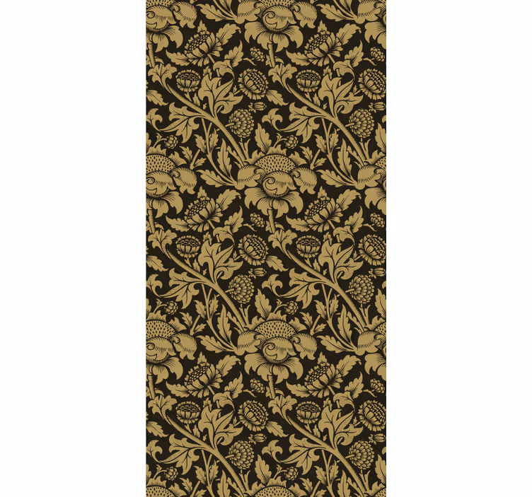 Traditional roller blind vintage french floral design - TenStickers