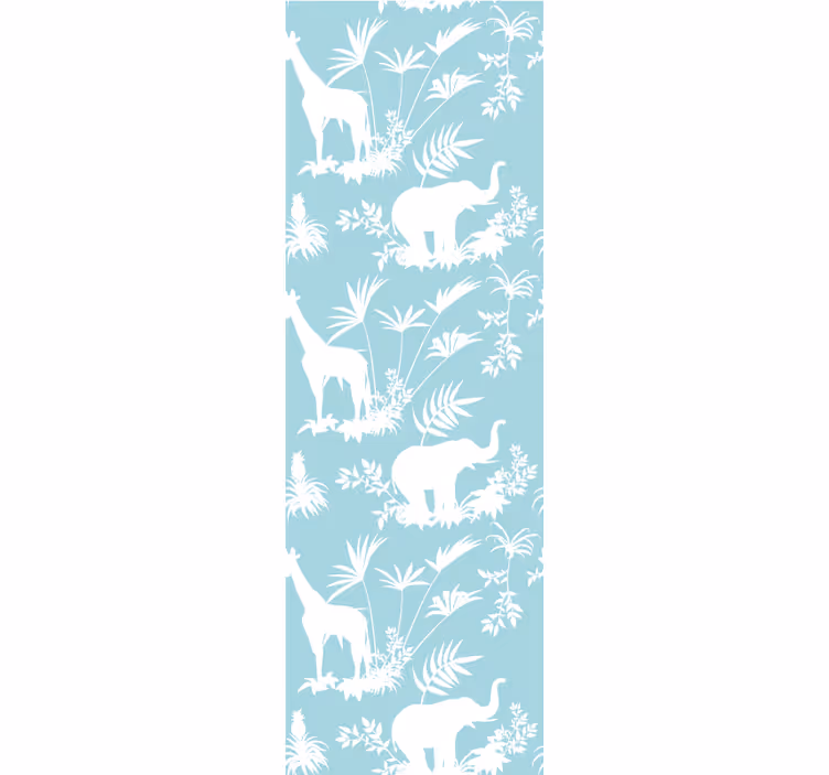 Traditional roller blind jungle toile vintage pattern - TenStickers