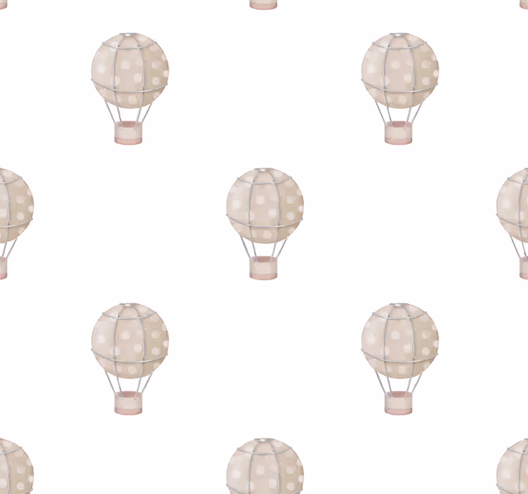 Gray balloons nursery roller blind - TenStickers