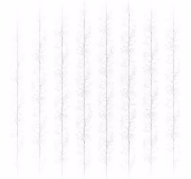 White roller blind with tree screen design - TenStickers