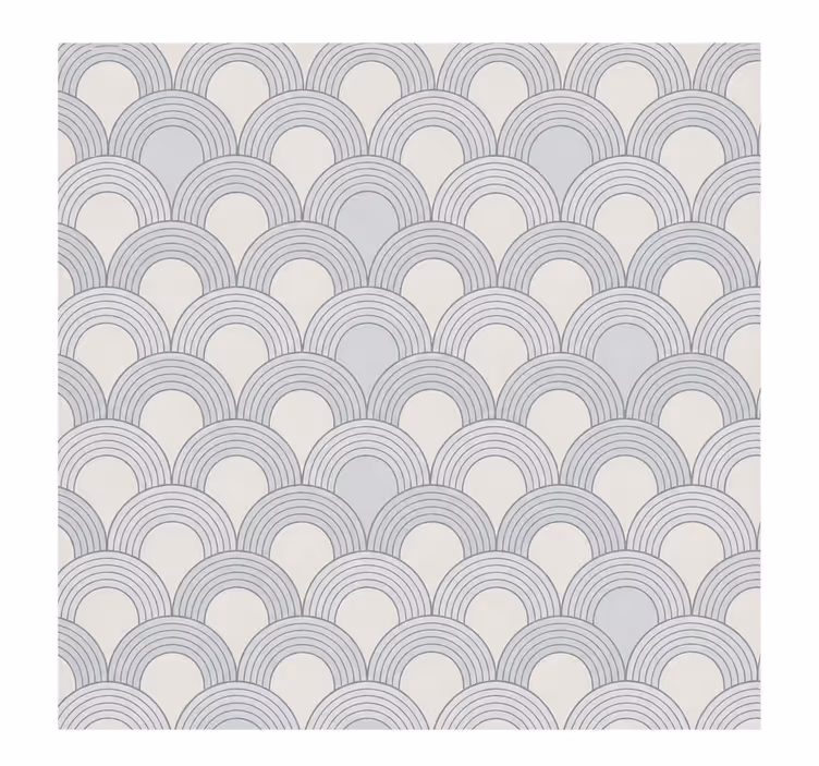 Master bedroom roller blind width 160 half circle pattern - TenStickers