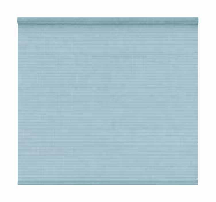 Blue roller blind with sheer fabric - TenStickers
