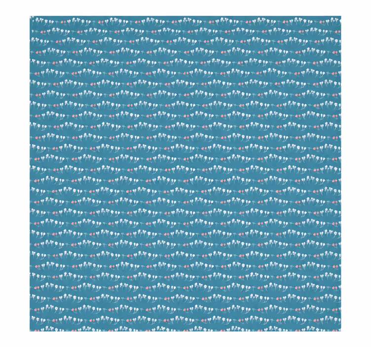 Blue roller blind with flag pattern - TenStickers