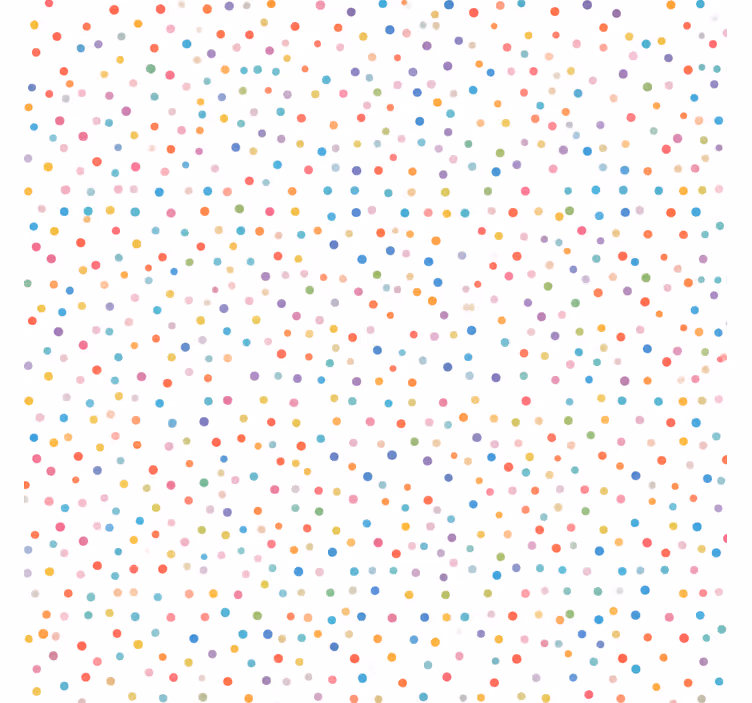 Bathroom roller blind width 300 colorful dots - TenStickers