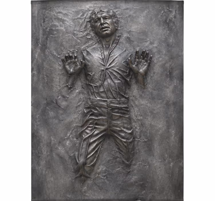 Movie roller blind han solo carbonite sticker - TenStickers