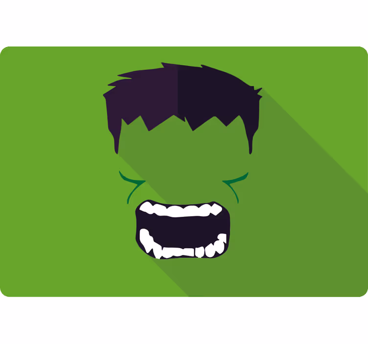 Green guardian superhero roller blind - TenStickers