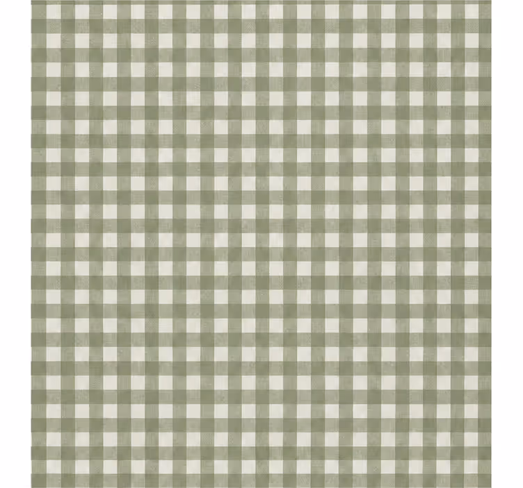 Green roller blind small gingham squares pattern - TenStickers