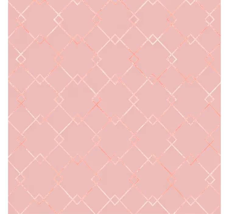 Pink roller blind with modern squares design - TenStickers