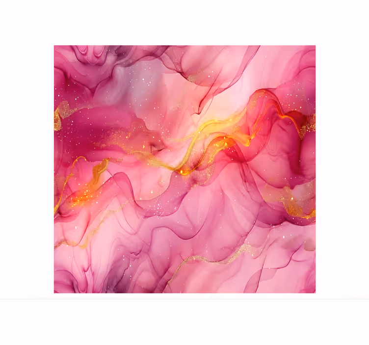 Pink roller blind with pure abstract marbles - TenStickers