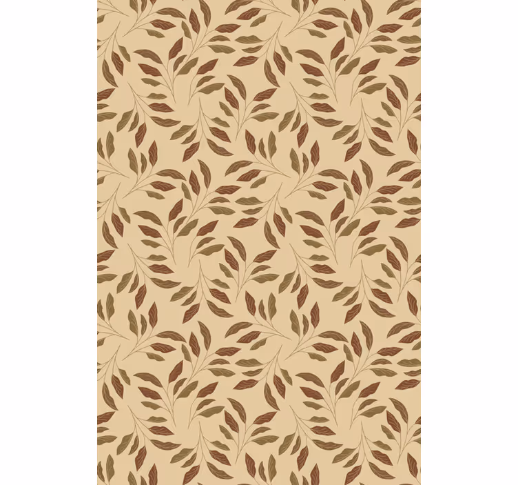Leafy Elegance textured roller blind - TenStickers
