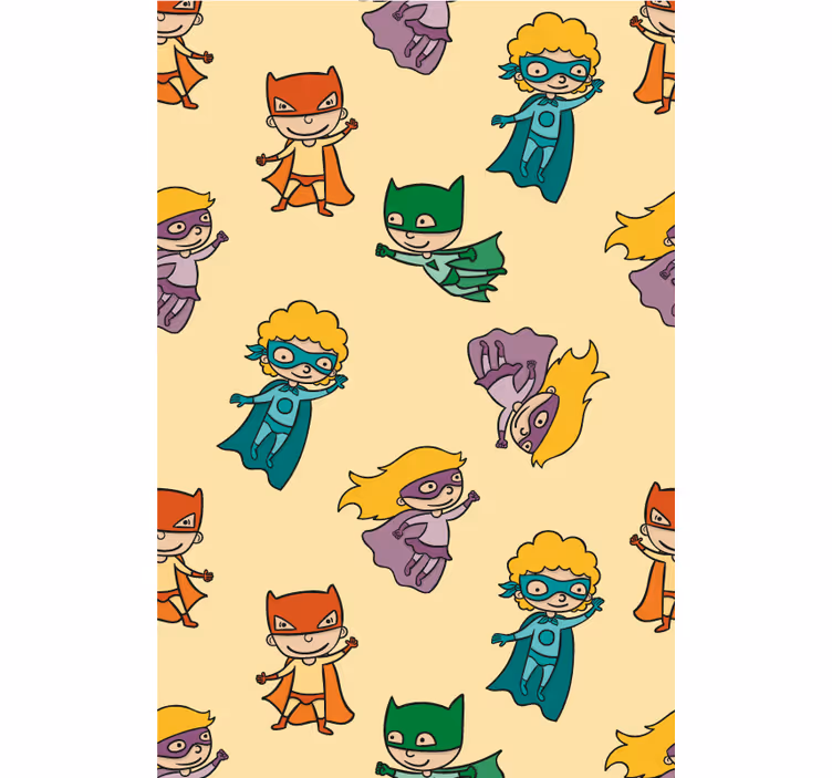 Superhero Cartoon kids roller blind - TenStickers